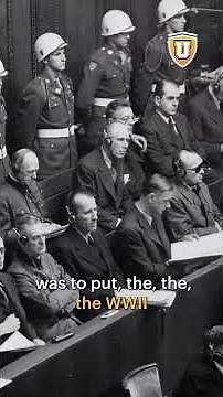 What were the Nuremberg Trials? #nurembergtrials #nuremberg #nazis #wwii #curiosityu #history