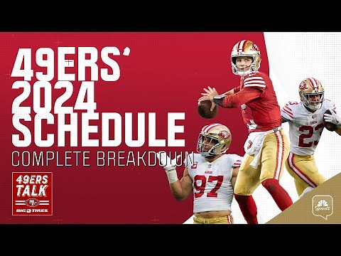 Complete breakdown of the 49ers’ 2024 schedule | 49ers Talk | NBC Sports Bay Area