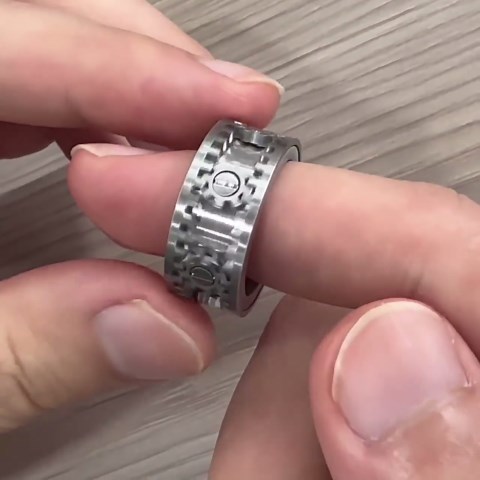 Stainless Steel Men's Gear Ring - Silver Mechanical Gear Ring, Gearhead Jewelry, Gear Ring for Men, Unique Steampunk, Ring Gear Gift for Him - Etsy