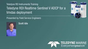 Teledyne RDI Realtime Sentinel V ADCP for a Vmdas deployment