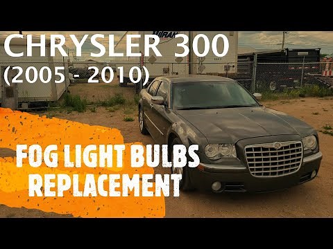 Chrysler 300 - FOG LIGHT BULBS REMOVAL / REPLACEMENT (2005 - 2010)