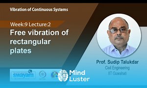 Mind Luster - Learn Lec 28 Free vibration of rectangular plates