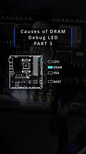 Causes of DRAM debug led PART 3 #causes #dram #debug #led #prevention #fix #pc #pctroubleshooting #pcdiagnostic #pchelp #pcinformations #pctips #pcfix