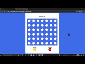 Connect 4 Game Using HTML, CSS and JavaScript with Source Code