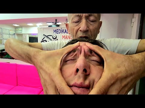 This NORMAL IN TURKEY? WHAT just happened? 🇹🇷 (PINK BARBER'S Unbelievable ASMR Head Massage Round 2)