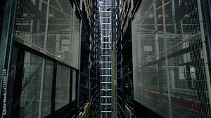 Advanced Warehouse Automation Rapid Robotic Movement and Efficient Order Fulfillment