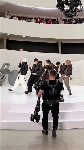 Behind-the-scenes of #BTS’ “2.0” performance at #Guggenheim! #ARIRANG #FallonTonight