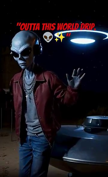 DAPPER ALIEN'S GROOVE SESSION! 👽🎶 #Alien #Dapper #MusicLover