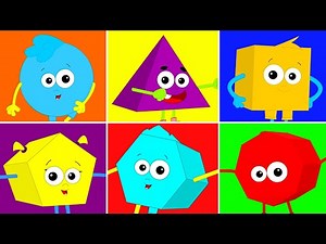 Ten Little Shapes + More Educational Rhymes & Kids Songs