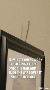 31K views · 166 reactions | Well, this is a complete game changer. #pictureframe #lifehacks #fork #tips #homeownertips | Family Handyman | Facebook