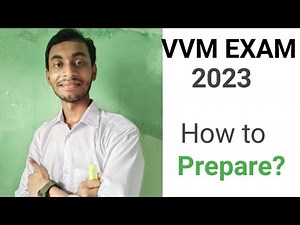 VVM Exam 2023| VVM Study Materials