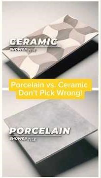 Porcelain vs. Ceramic Tiles— The Truth About Shower Tile Durability | Oscar Surfaces #bathroomdesign