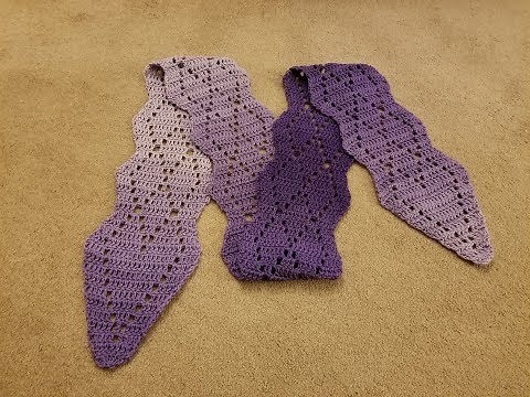 Part 1 - The Argyle Scarf Crochet Tutorial!
