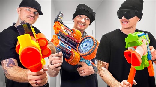 Ultimate Nerf Clone Wars: Snack battles & comedy skits | MacDanny vs clones