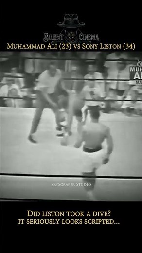 It Seriously Looks Scripted, Muhammad Ali vs Sonny Liston II (1965) #muhammadali #boxing #sports