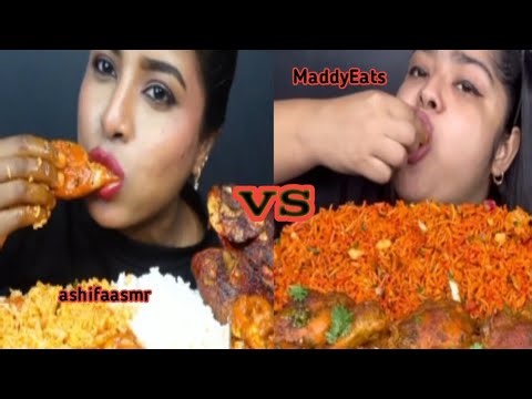EPIC EATING BATTLE between 2 Indian mukbangers 😎(mukbang compilation )