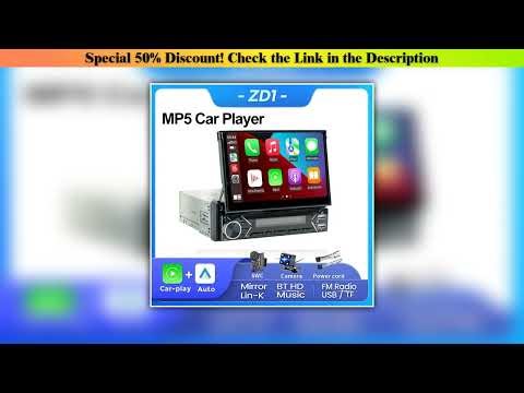 1 Din 7 — First Look (2025): 1 Din 7" Retractable Screen MP5 Player Car Radio Android