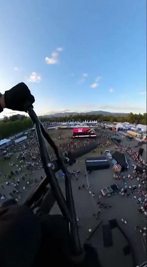 BMX Rider's Insane Mega Ramp Jump