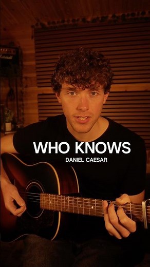 How to play Who Knows by Daniel Caesar – easy guitar lesson