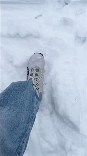 If you love the sound of crunching snow…” ❄️🎧