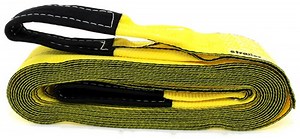 Erickson Tow Strap w/ Reinforced Loop Ends - 4" x 30' - 10,000 lbs Max Vehicle Weight Erickson Tow S