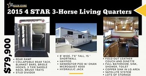 23 reactions | Check out our inventory which includes: New & Pre-Owned Horse & Livestock Trailers, with or without Living Quarters, Flatbed & Cargo Trailers, Trucks, and Crickets. | The Trailer Store Inc. | Facebook