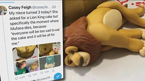 Lion King cake just keeps getting sweeter, becomes opportunity to help others