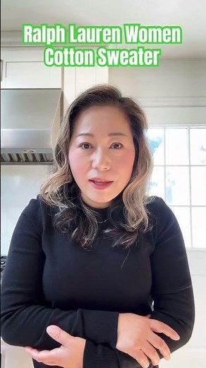 👠Ralph Lauren Women Black Cotton Sweater Review | Chic Women’s Blazer Layering Essential #shorts