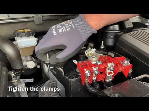 How to replace your battery Mazda CX-5 - automotive battery disassembling + assembling DIY