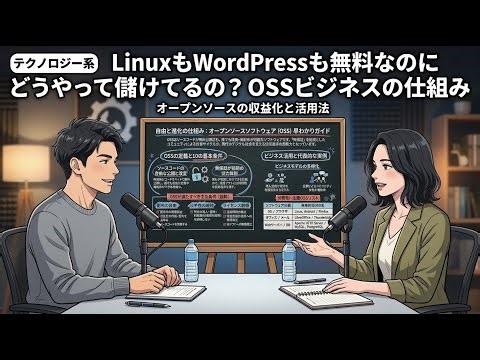 【聞き流し】LinuxもWordPressも無料なのにどうやって儲けてるの？OSSビジネスの仕組み（ITパスポート・テクノロジー系）
