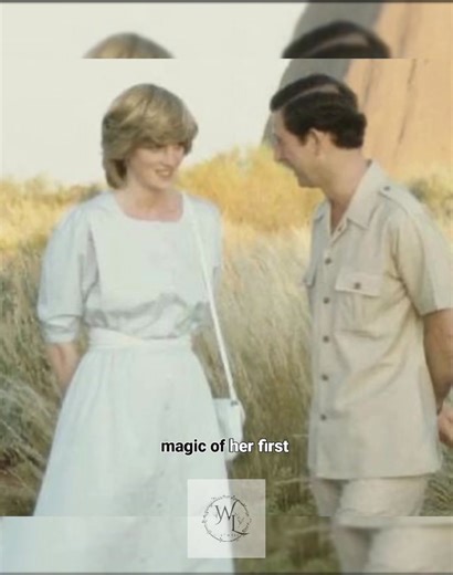 March 21st, 1983—Princess Diana at Ayers Rock in Australia. She wore a soft silk dress by designer Benny Ong, #fblifestyle | Wild Lens Historic