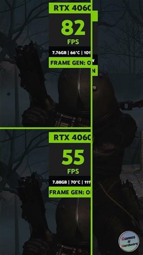 Cronos vs RTX 4060 | FG: ON vs OFF – FPS Test