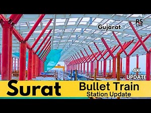 Surat Bullet Train Station | #gujarat | #4k | #rslive