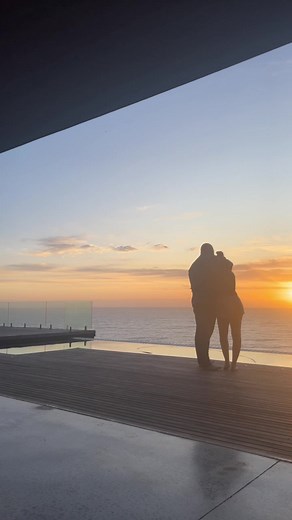 Romantic Sunset Moments on the Ocean Deck | TikTok