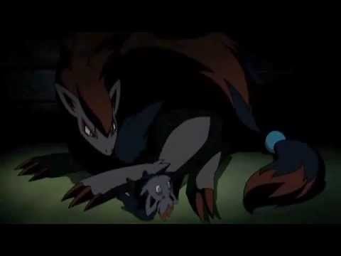 Zoroark and Zorua's sweet moment