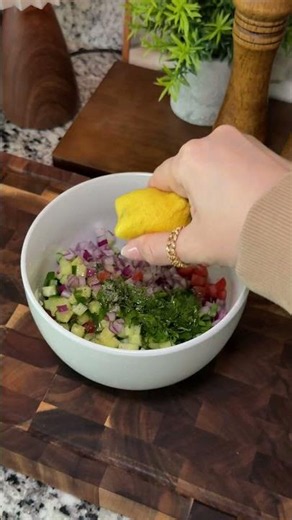 Easy Pan-Fried Salmon with Fresh Salad