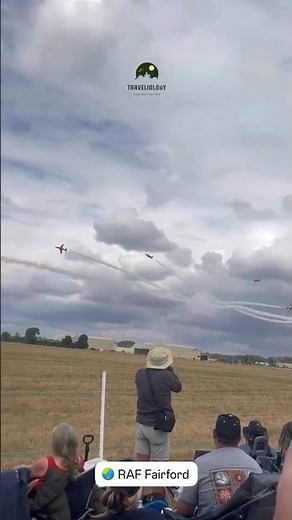 Red Arrows showcasing Amazing set skills | RAF Fairford RIAT 2025 UK | Air Show Travel