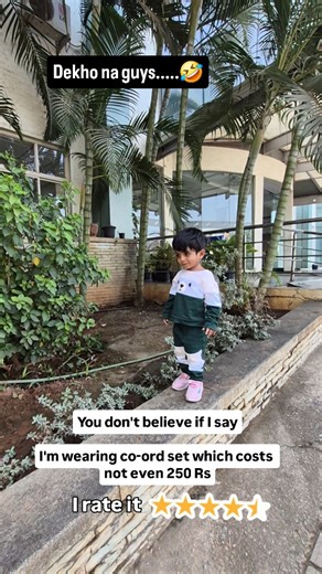 BOSS BABY - Mini Explorer, Rider, Model 👑 on Instagram: "Dekho na guys 👀✨ You won’t believe it when I say this 😍 I’m wearing a coord set which didn’t even cost ₹250 😳💥 Quality ✔️ Fit ✔️ Comfort ✔️ Honestly, I’m giving it ⭐ 4.5/5 Budget-friendly + looks this good = total win 🤍 👉 Comment “LINK” or DM me I’ll share the exact product link 💌 (Affordable finds like this deserve to be shared 🫶) #kidsootd #BudgetFashion #AffordableOutfits #CoordSetLove #Under250Finds meesho haul, meesho coord s