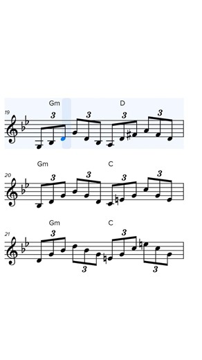 Jazz melodic minor exercises #trumpet #jazz #minor