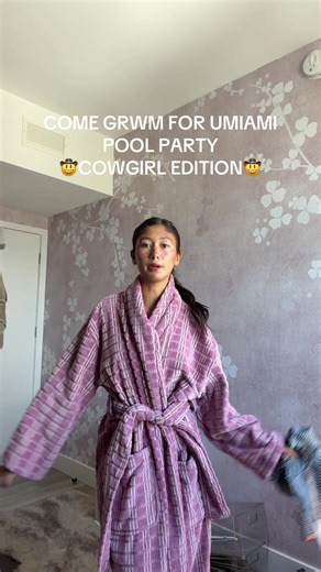 GRWM UMIAMI POOL PARTY. #cowgirl #poolparty #umiami | GRWM Videos