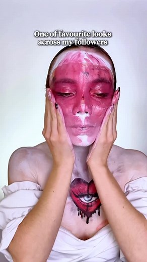 Reversed SFX removal of one of most liked SFX makeup of the month #sfx #sfxremoval #gurwm #makeup #creativemakeup | Rina Diamant