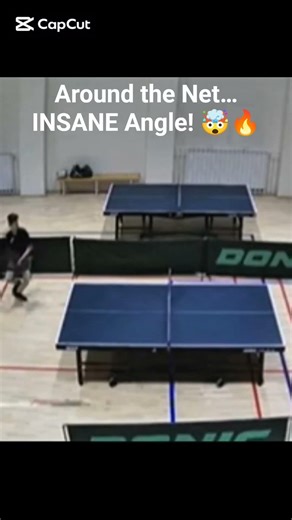 The Craziest Around-the-Net Shot! 😮