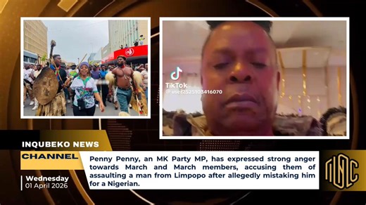 Penny Penny, an MK Party MP, says the man who was beaten by March and March members in the Eastern Cape is a Shangaan from Giyani, not a Nigerian 🇳🇬 He added that the conflict was between AmaXhosa and Nigerians (not AmaZulu), therefore there was no need for people from KZN to go and intervene in the Eastern Cape.“You are getting used to us now (niyasijwayela), but one day is one day. You are provoking us, if you don’t have songs to sing, just shut your mouth. Hands off from us.”— says an angry