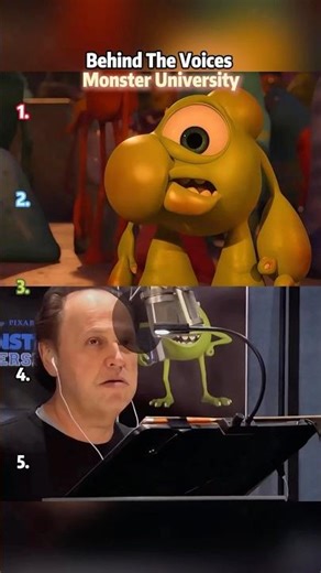 Behind The Voices Monster University#MonsterUniversity#voices#dubbing#celebrity