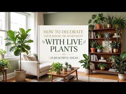 25 Beautiful Ways to Decorate Your Home with Live Plants 🌿 | House & Apartment Plant Ideas