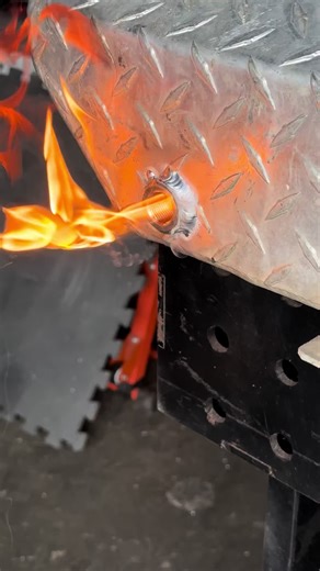 Aluminum Tank Drain Plug Repair with Welding