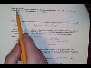 Managerial Accounting: How to Calculate Predetermined Overhead Rate and Apply Overhead to Production