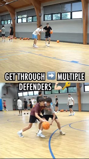 Too many players pick it up early ➡️ Keep driving, keep churning, get through the gap🔑 #DCoopBball #Basketballtrainingphilly #beatdefenders | Danny Cooper