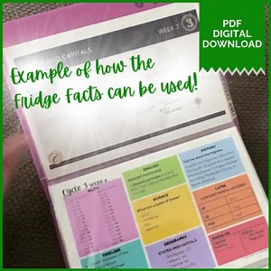 Cycle 3 Memory Work Flip Book: Classical Conversations Foundations (digital Download 4x6" Jpgs) - Etsy Canada