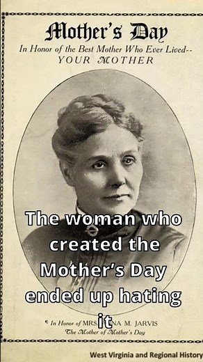 The woman who created Mother’s Day ended up hating what it became #mothersday #history